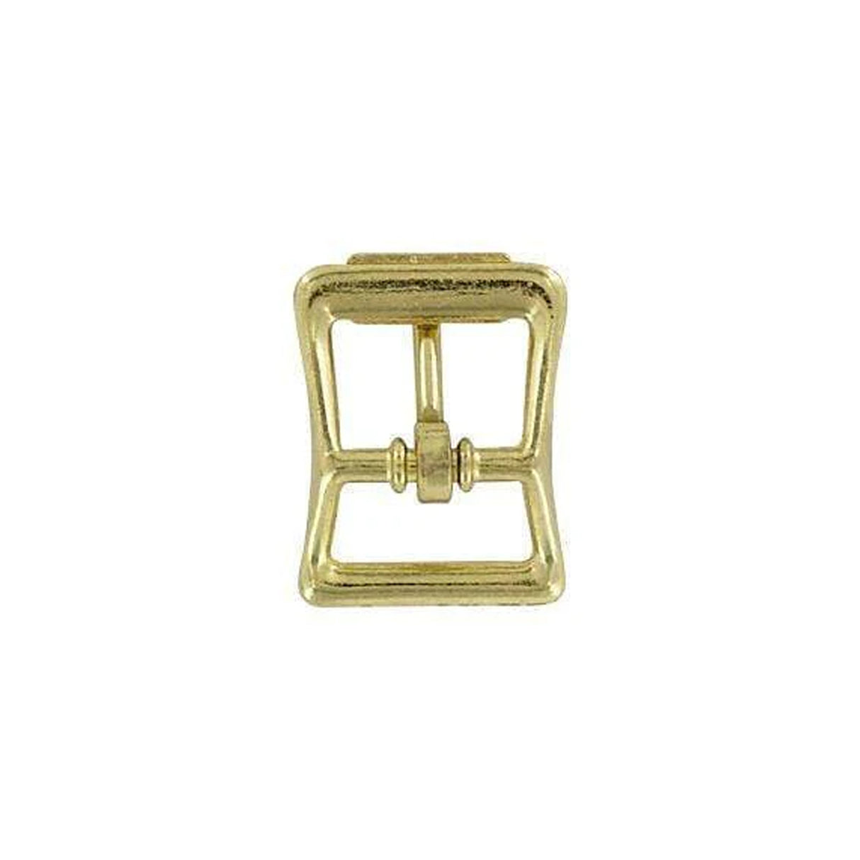 5/8" Brass, Imitation Roller Center Bar Buckle, Zinc Alloy