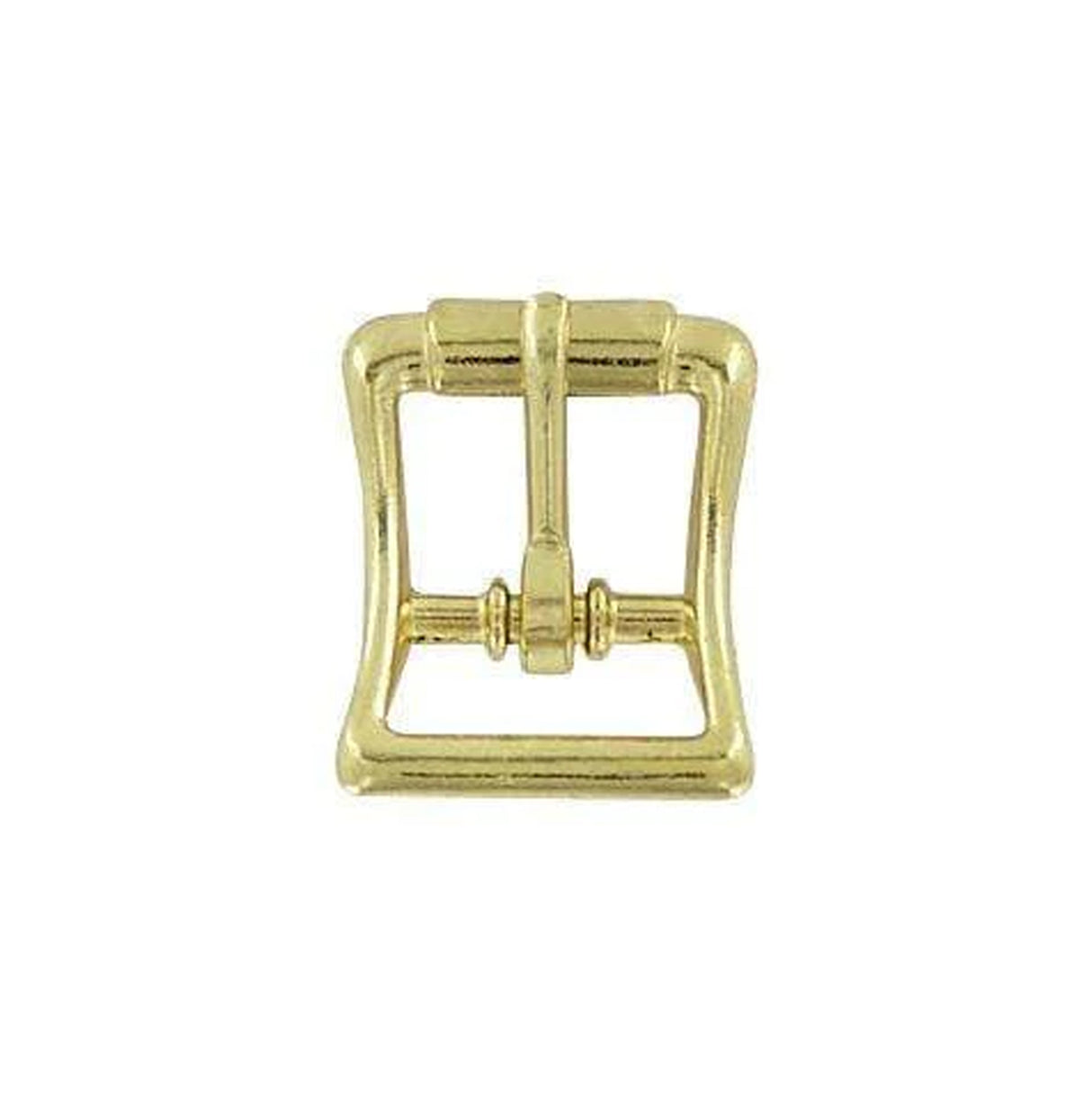 5/8" Brass, Imitation Roller Center Bar Buckle, Zinc Alloy