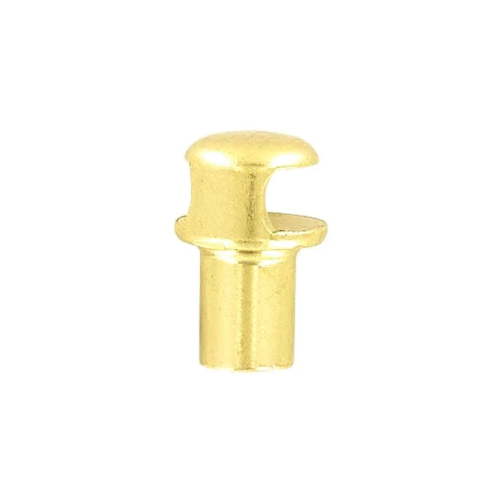 1/2" Brass, Boot Lace Eyelet Hook, Solid Brass