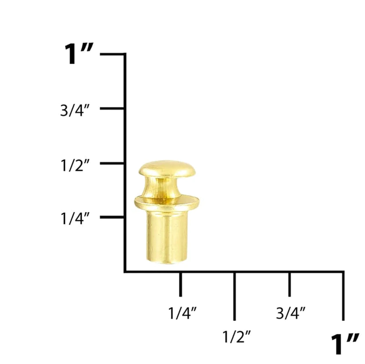 1/2" Brass, Boot Lace Eyelet Hook, Solid Brass