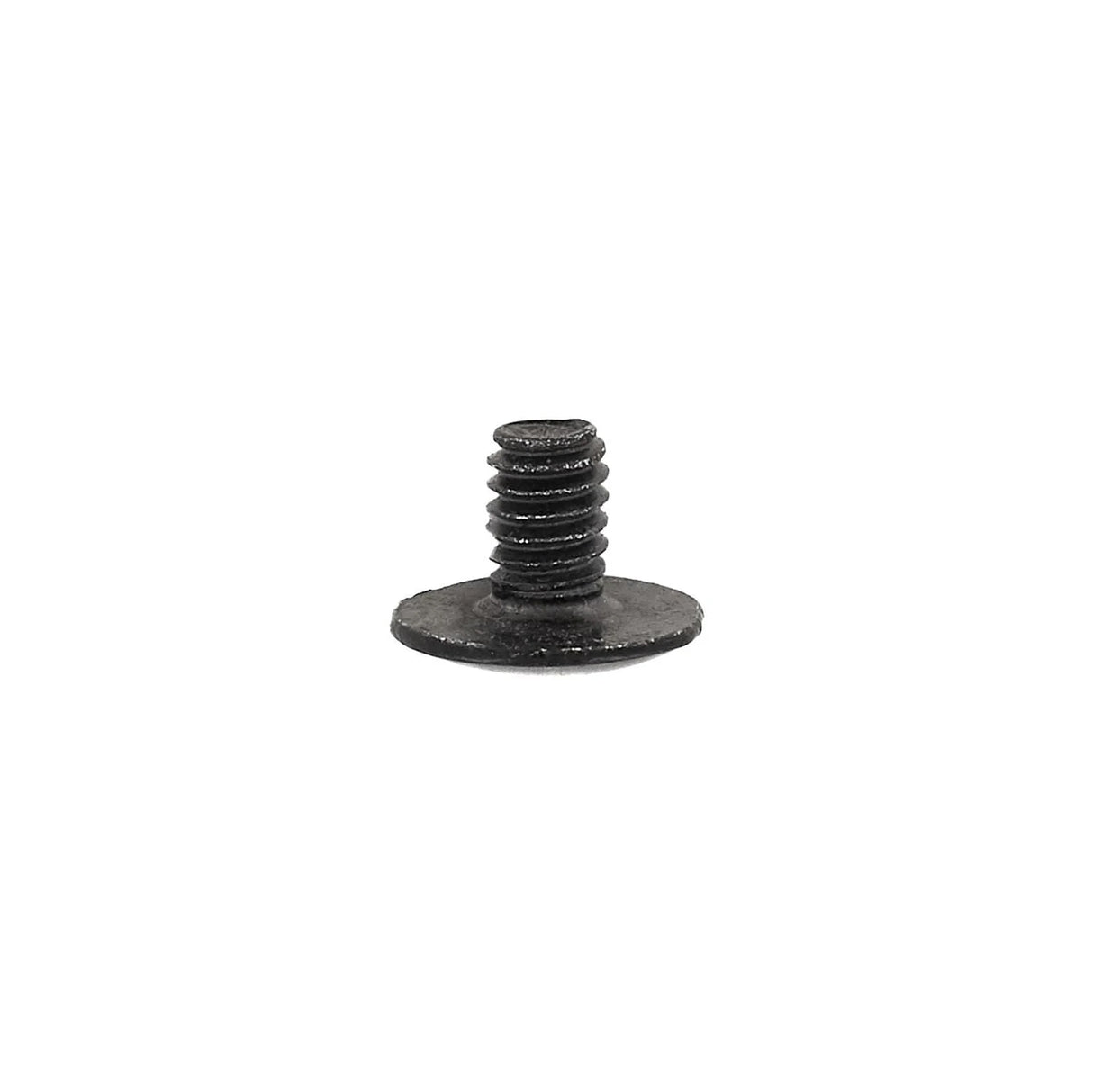1/4" Glossy Black, Screw Only, Solid Brass PK10