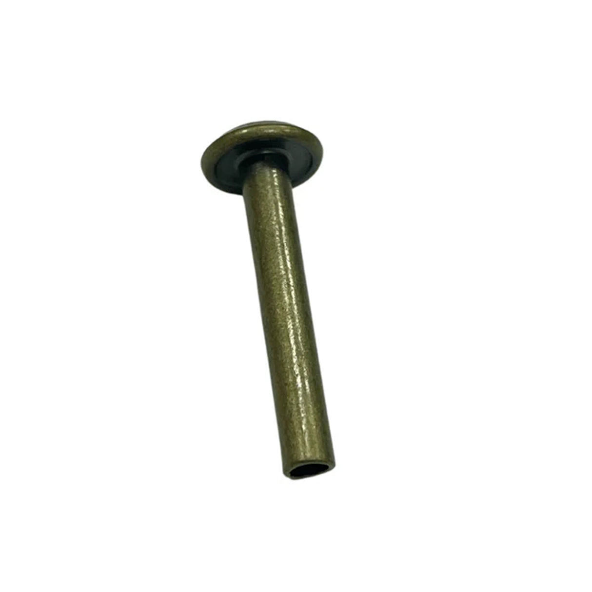 1" Antique Brass, Tubular Rivet, Steel - 12 pk