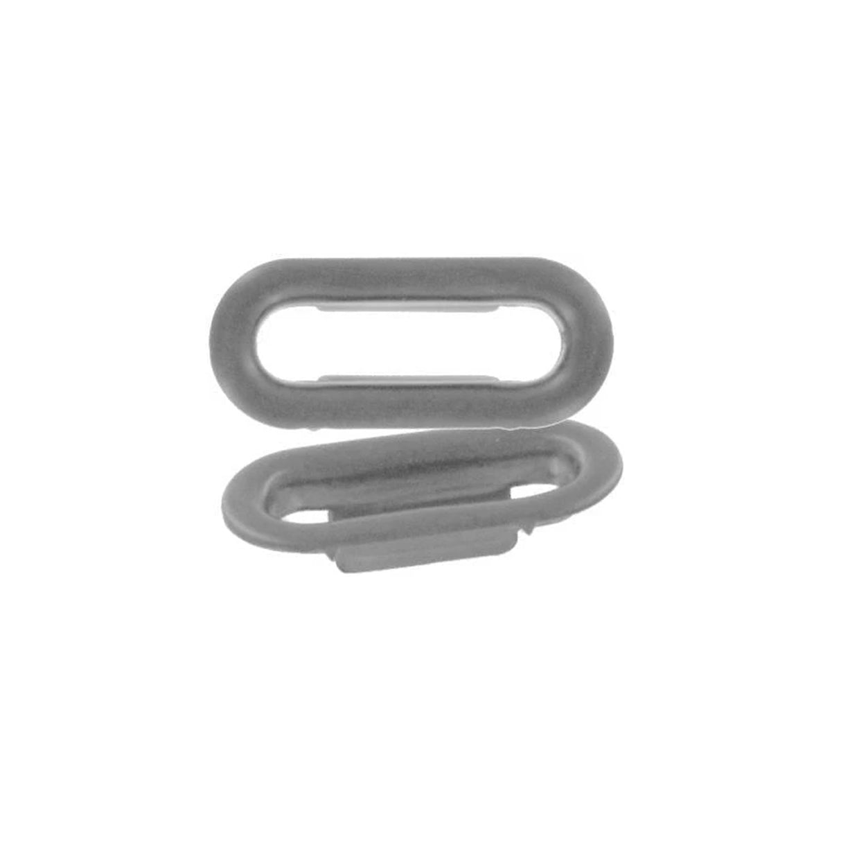 1" Nickel, Oblong Grommet With Washer, Solid Brass