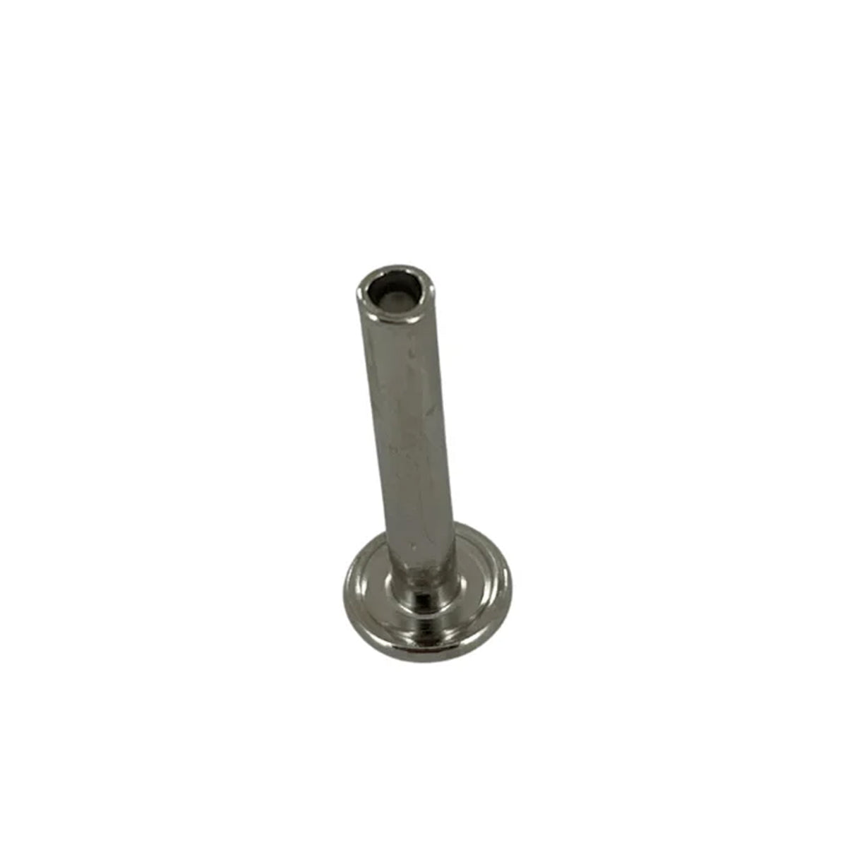 1" Nickel, Tubular Rivet, Steel - 12 pk
