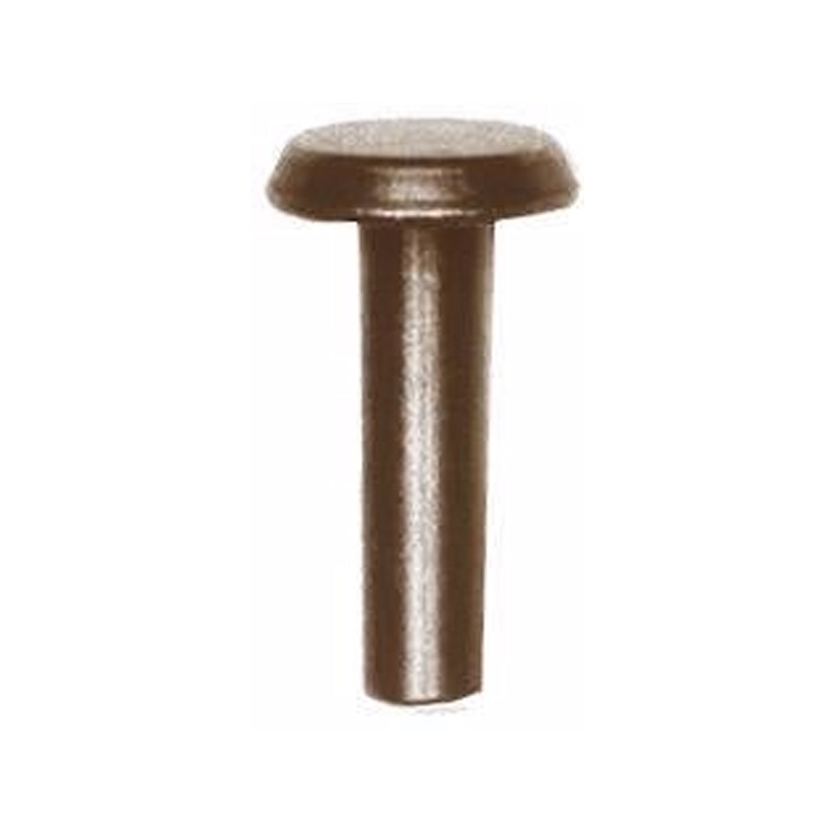 10/16" Antique Brass, Tubular Rivet, Steel - 12 pk