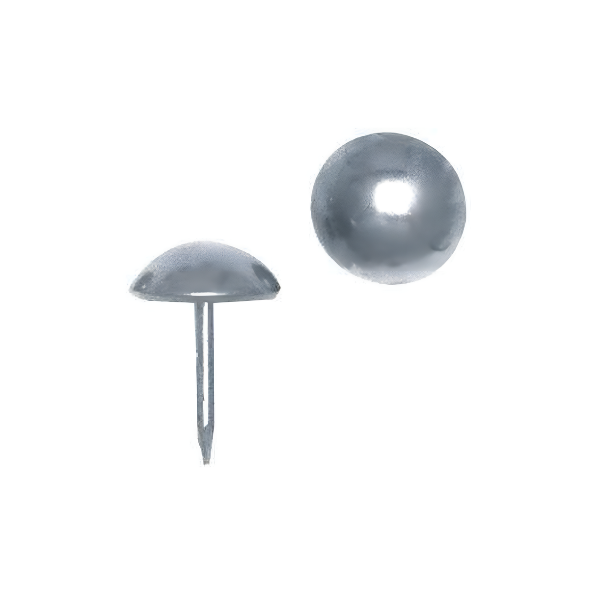 10mm Nickel, Spot Head Nail, Steel - 24 pk