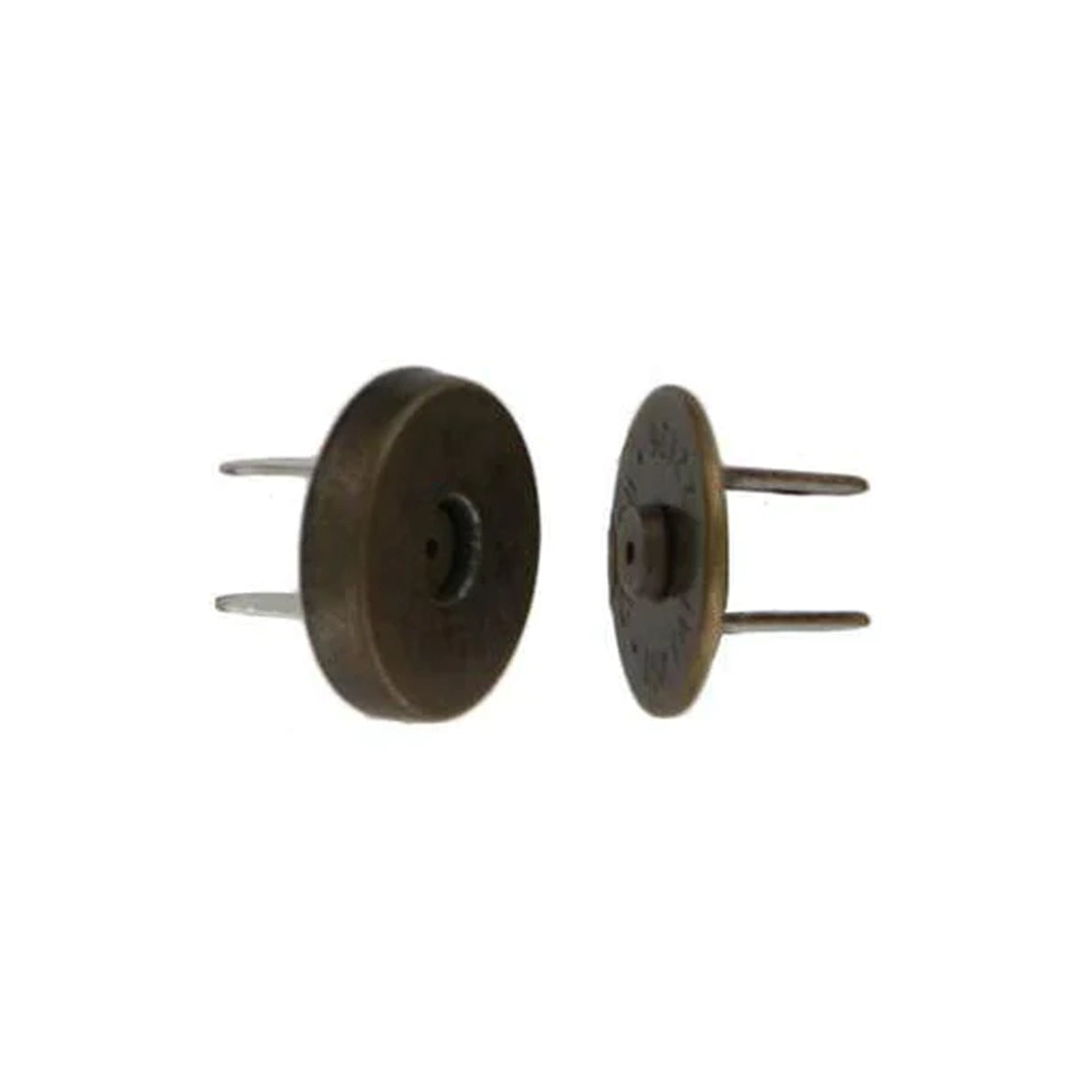 14mm Antique Brass, Magnetic Snap, Steel