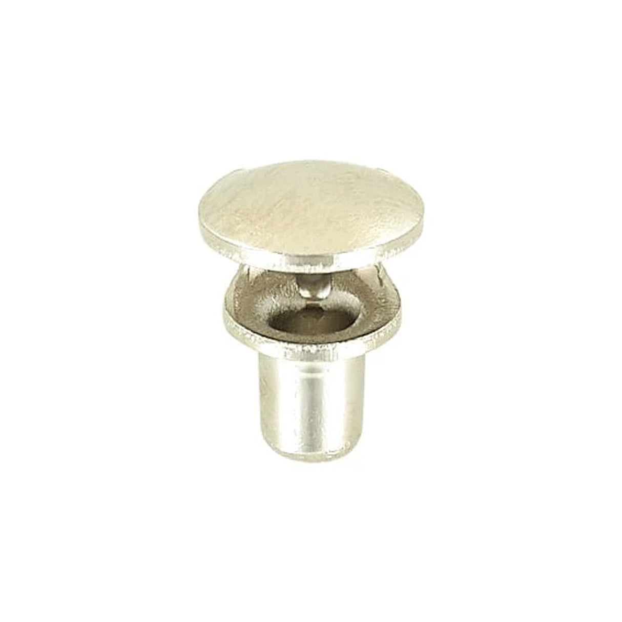 3/8" Nickel, Boot Lace Eyelet Hook, Steel