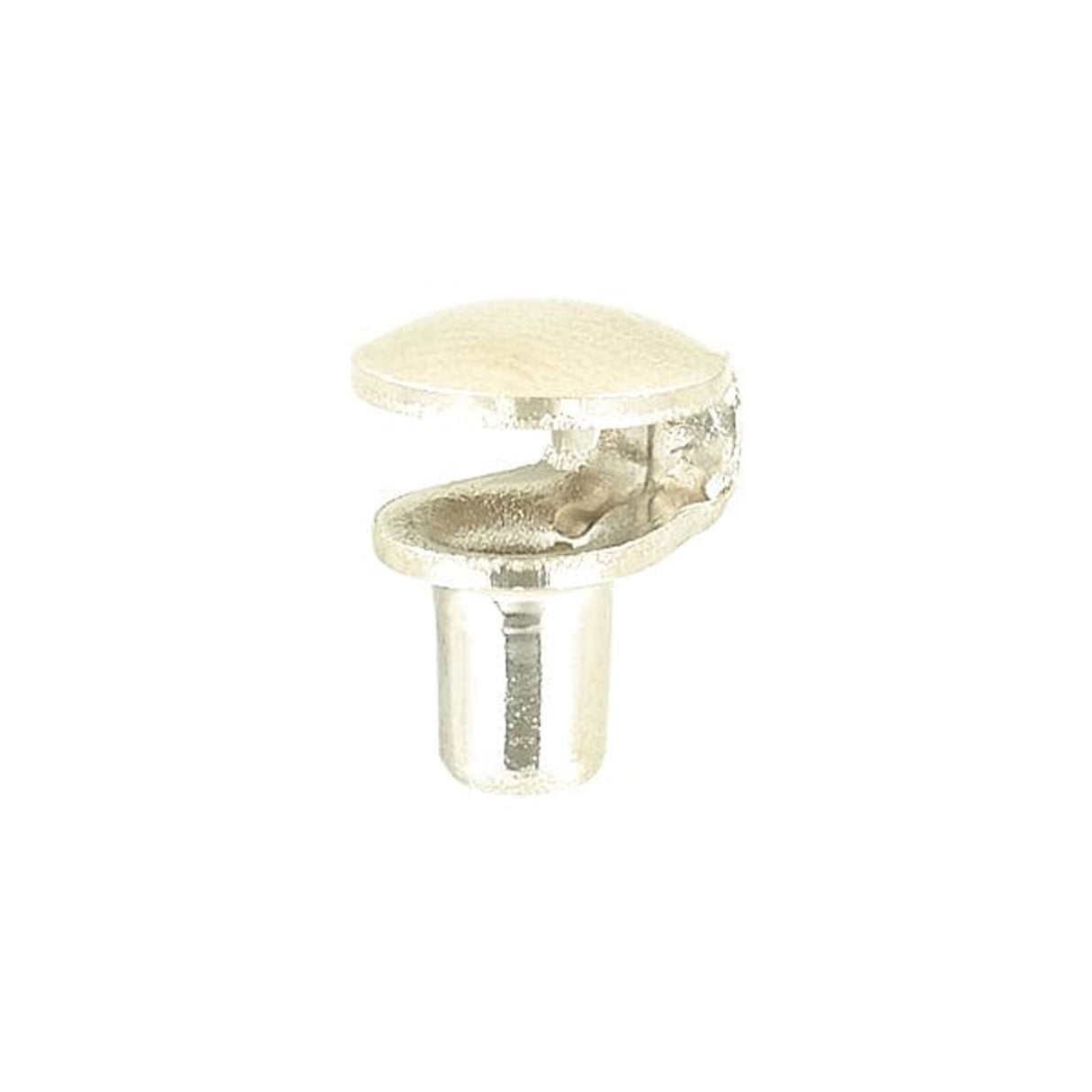 3/8" Nickel, Boot Lace Eyelet Hook, Steel