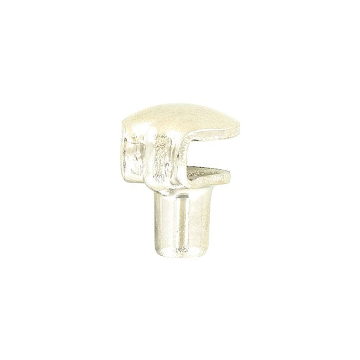 3/8" Nickel, Boot Lace Eyelet Hook, Steel