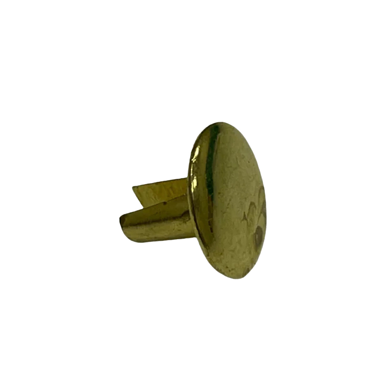 1/4" Brass, Split Rivet, Steel