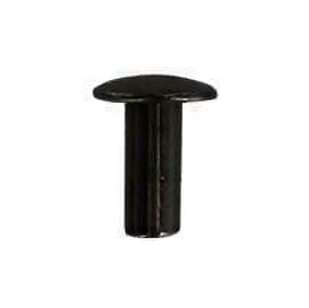 5/16" Black, Tubular Rivet, Steel - 24 pk