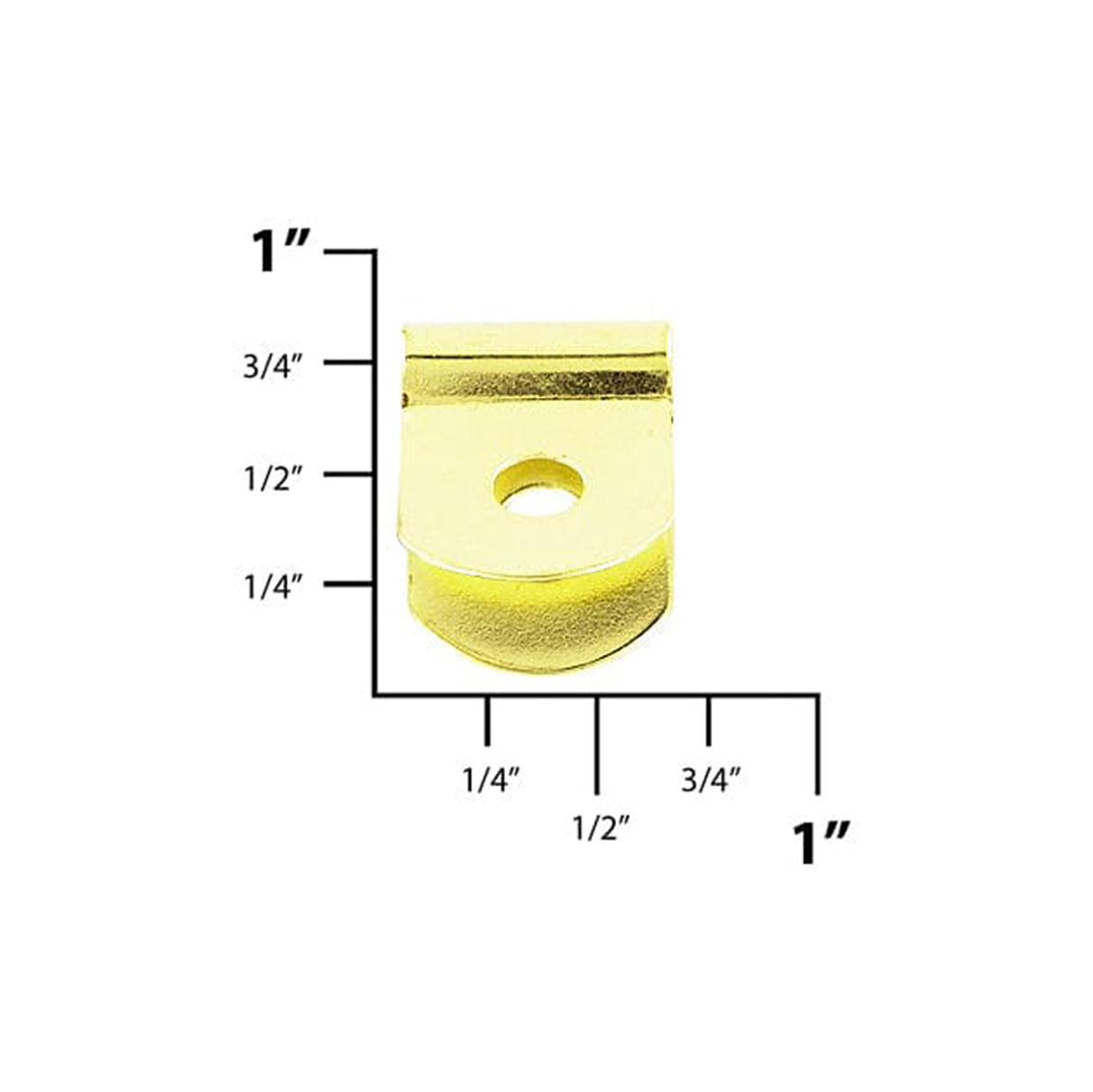 5/8" Brass, Speed Lace Clip Only, Steel