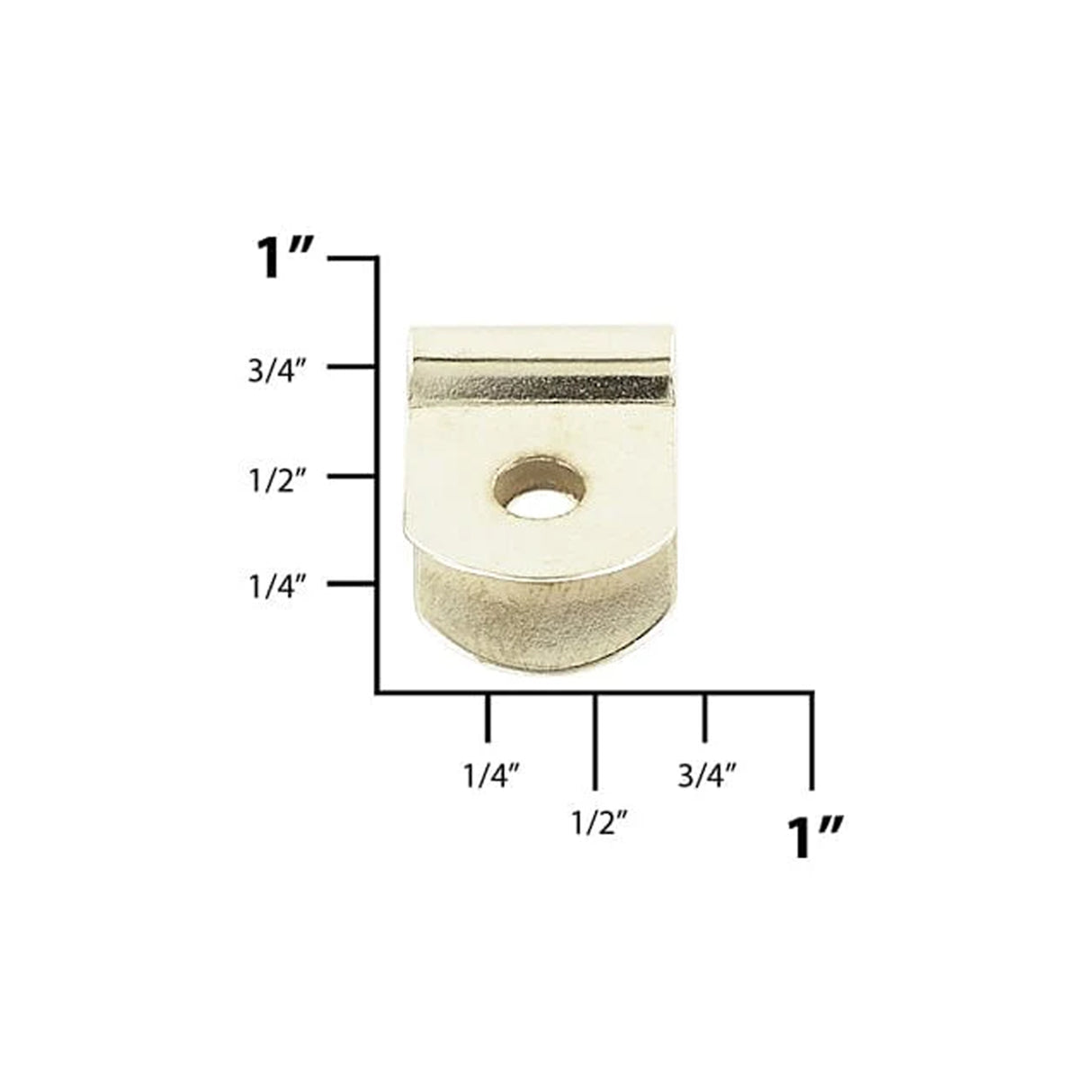 5/8" Nickel, Speed Lace Clip Only, Steel