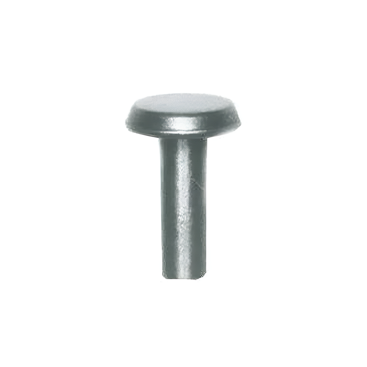 8/16" Gunmetal, 6/16" Head Diameter Tubular Rivet, Steel, 24-pack