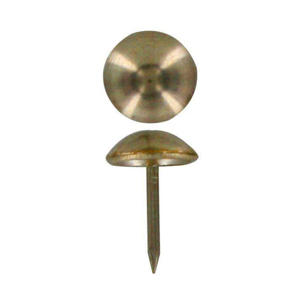 9mm Brass, Spot Head Nail, Steel - 24 pk