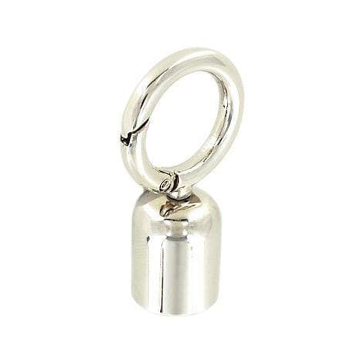 1/2" Nickel, Tassel Cover with Spring Gate, Zinc Alloy