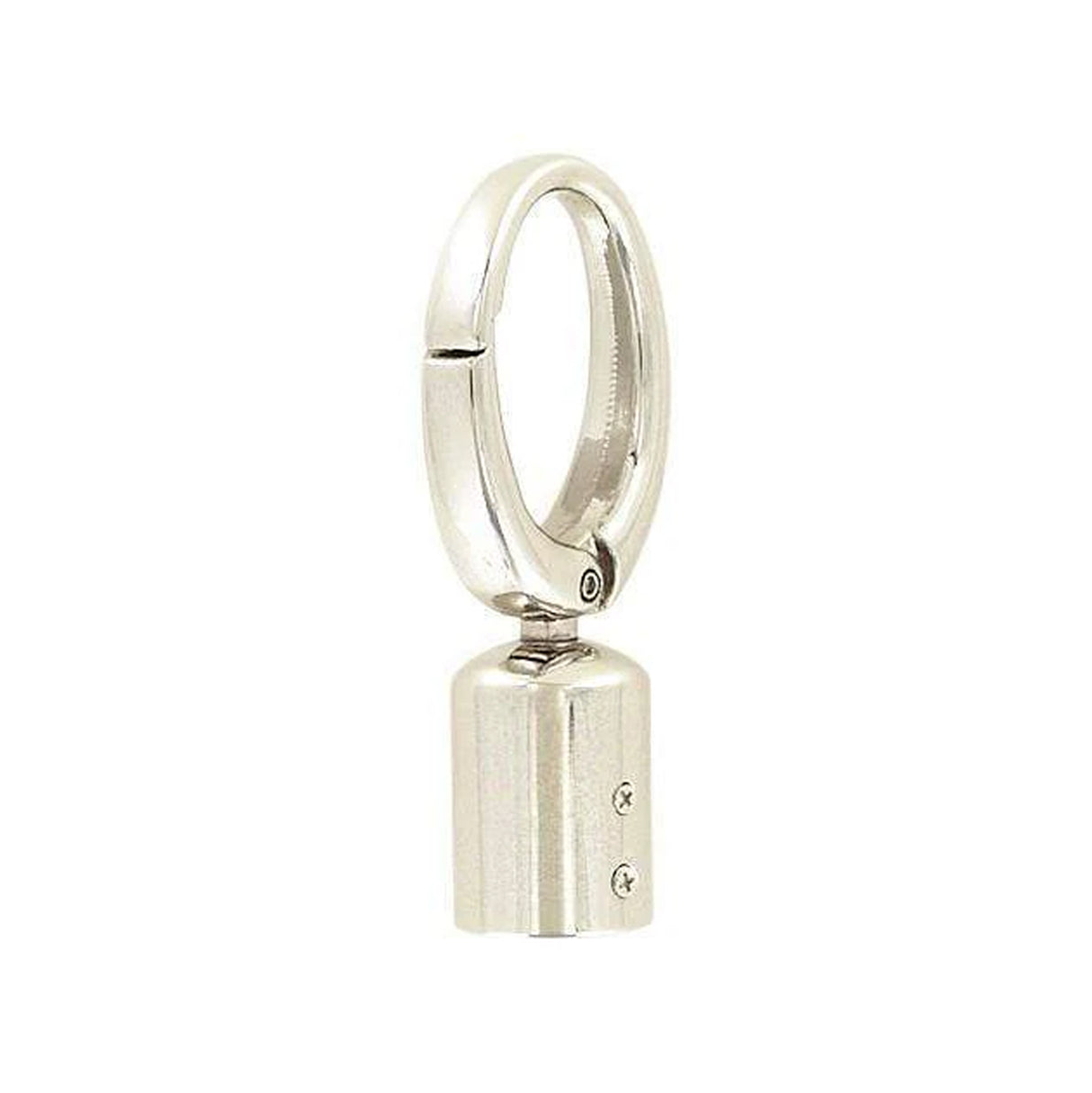 1/2" Nickel, Tassel Cover with Swivel Snap, Zinc Alloy