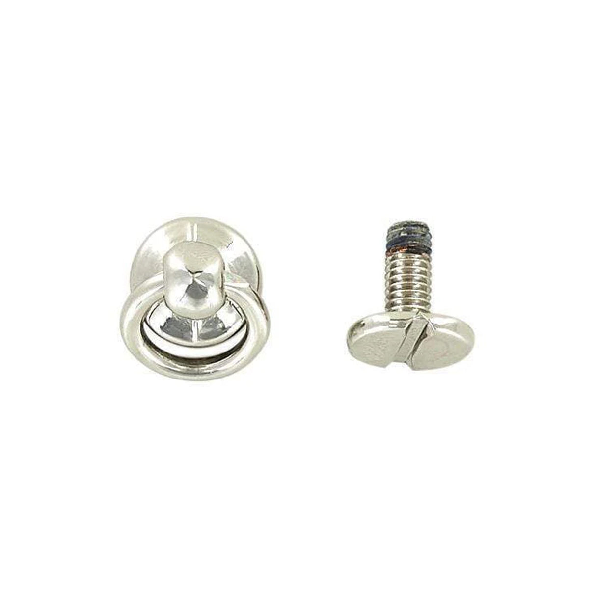1/4" Shiny Nickel, Chain Connector w/Screw, Zinc Alloy