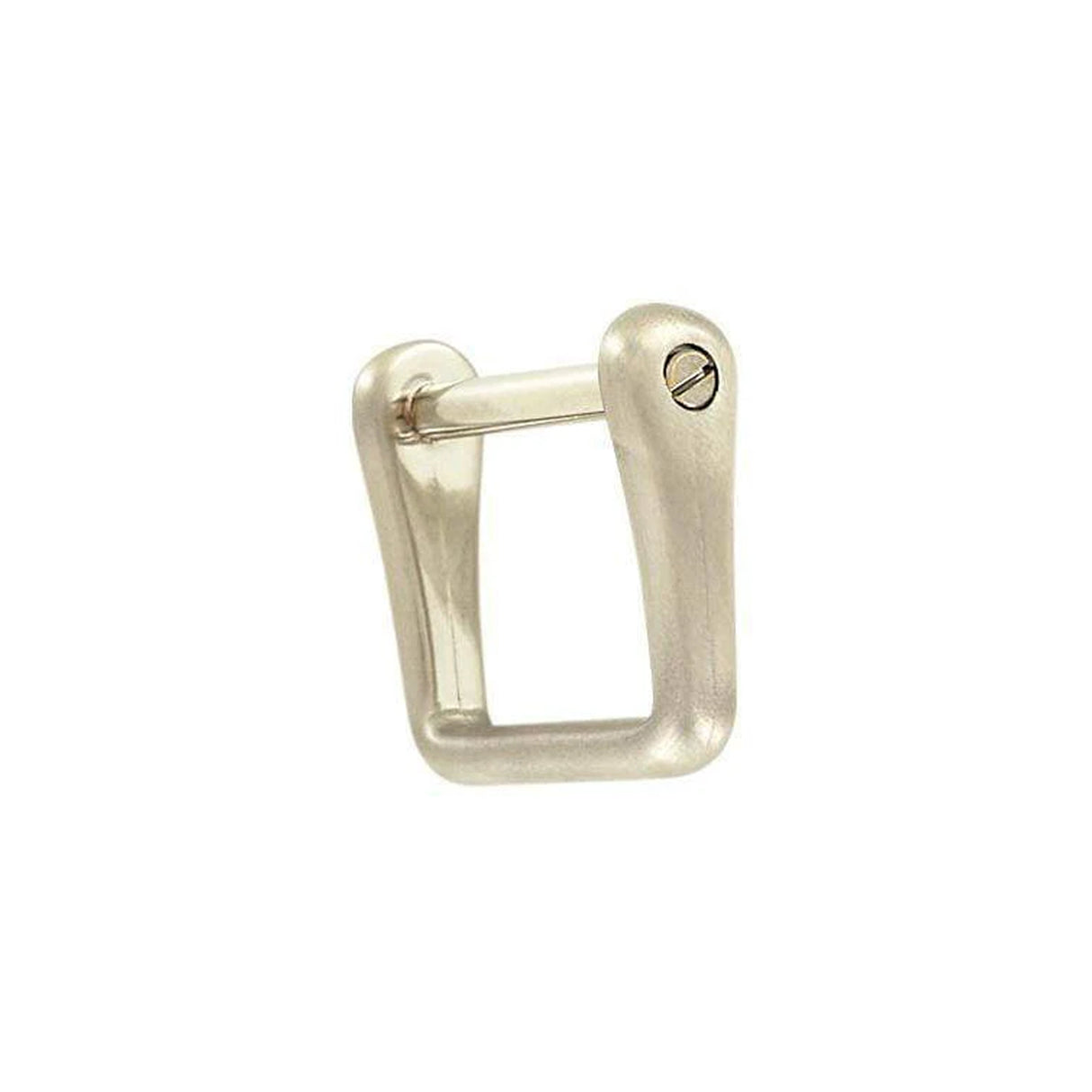 1" Shiny Nickel, Handle Loop with Screw-In Pin, Zinc Alloy