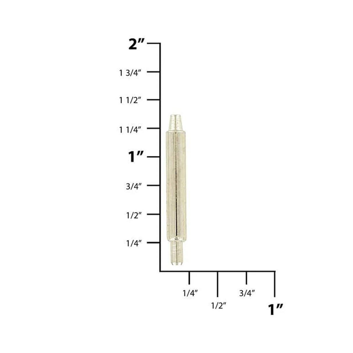 1" Nickel, Extra Spring Pin for P-1580, Zinc Alloy