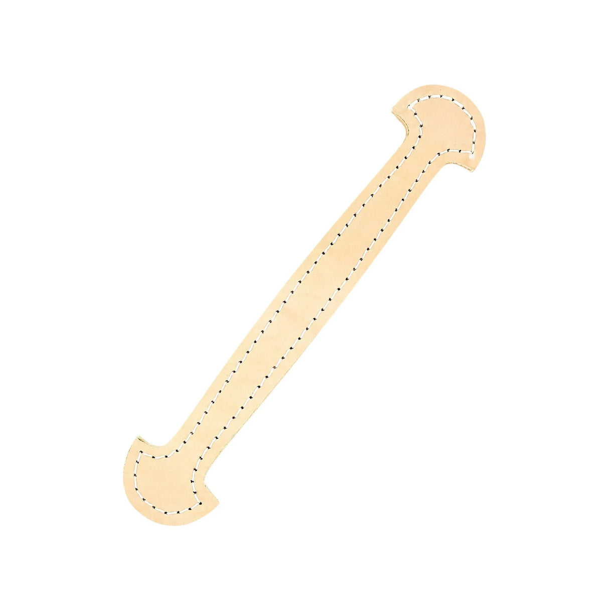 3/4" Natural Russet, Shovel Head Steamer Trunk Handle, Leather