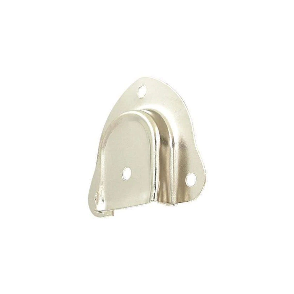 1 1/4" Nickel, Smooth Edge Spade Trunk Handle End Cap, Steel