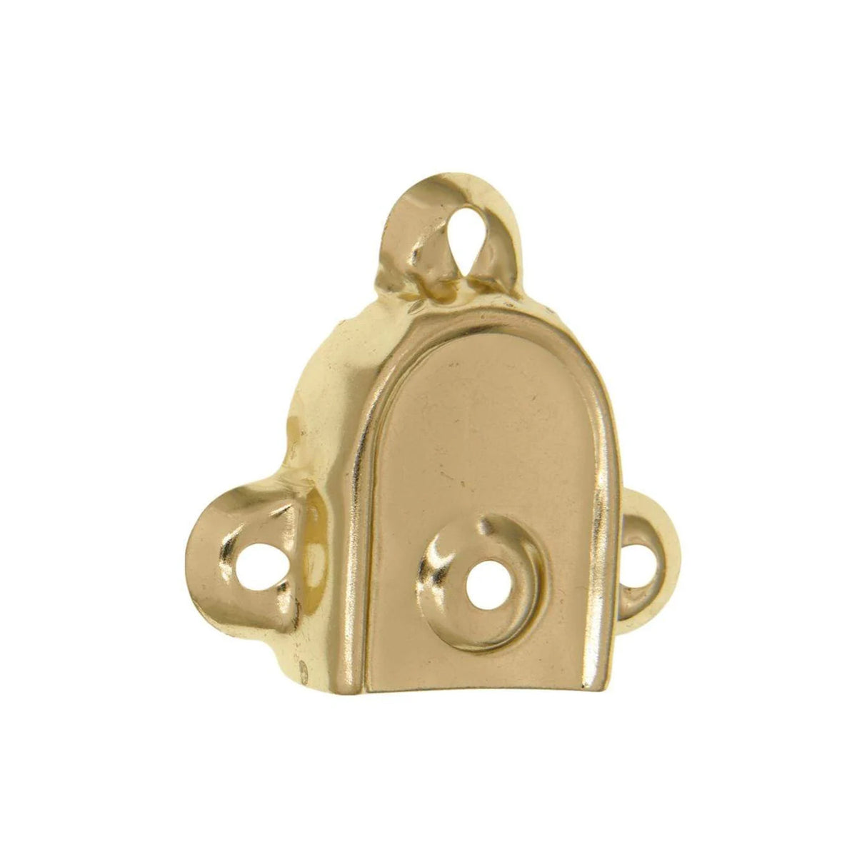 1 1/4" Brass, Rigid Spade Trunk Handle End Cap, Steel