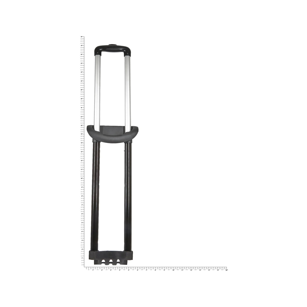 22*94 cm 2 Sections Iron Trolley Handle For Soft Luggage