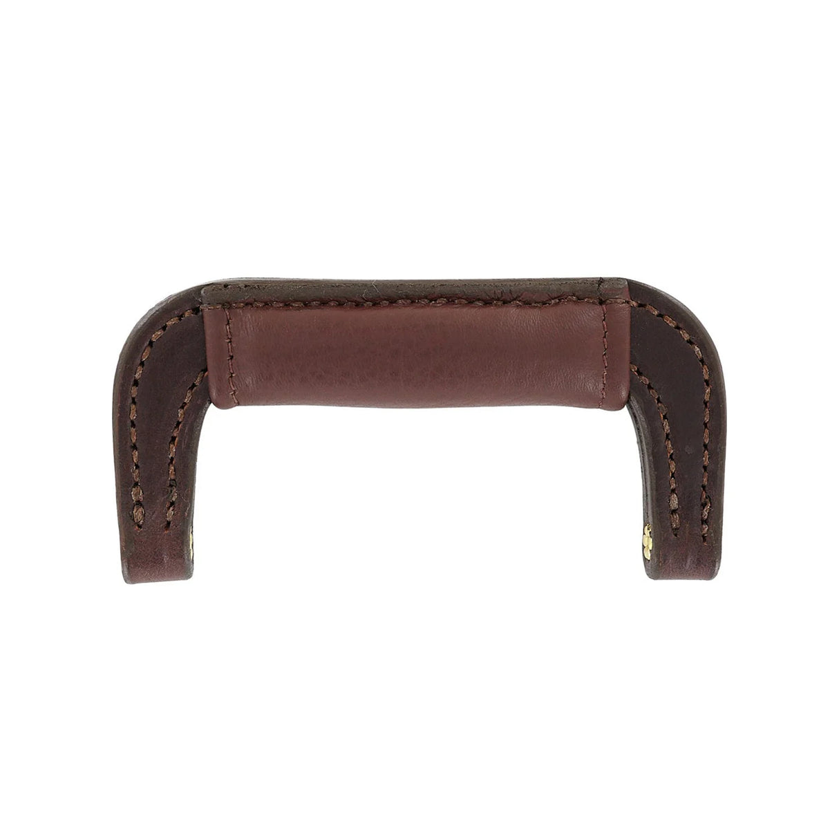 4 1/2" Brown, Padded Post Handle, Leather