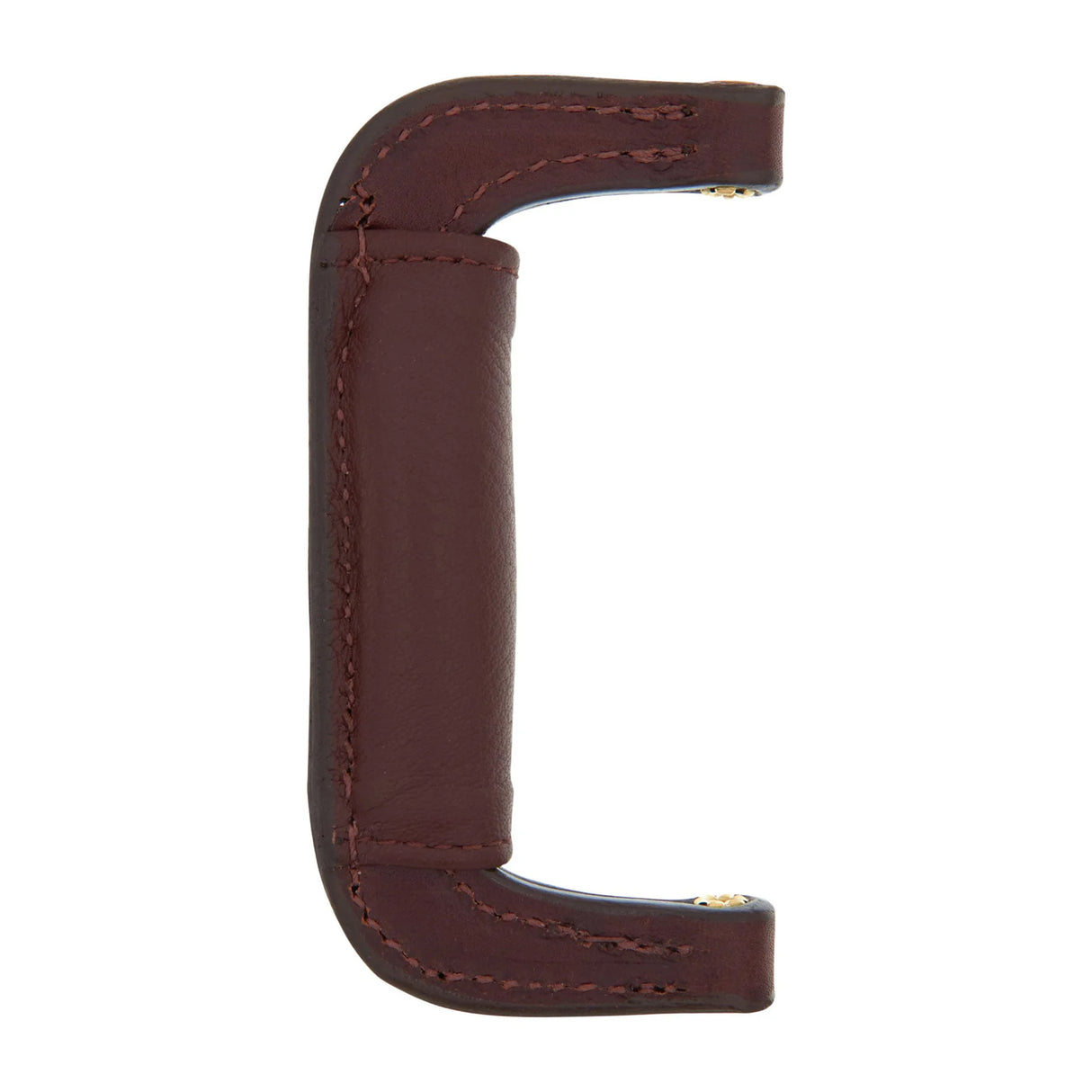 4 1/2" Brown, Padded Post Handle, Leather