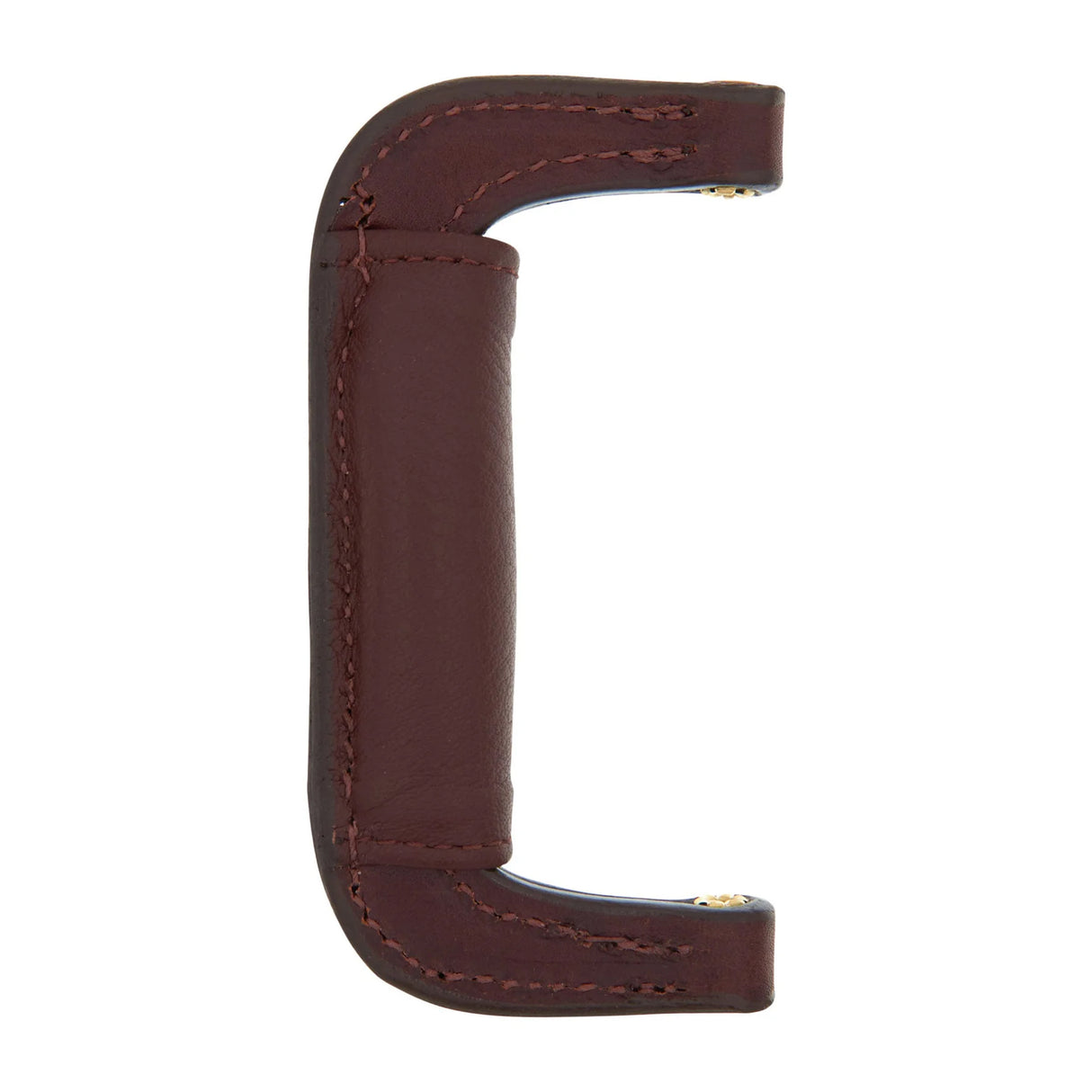 4 1/2" Brown, Padded Post Handle, Leather, #L-1666-BRO