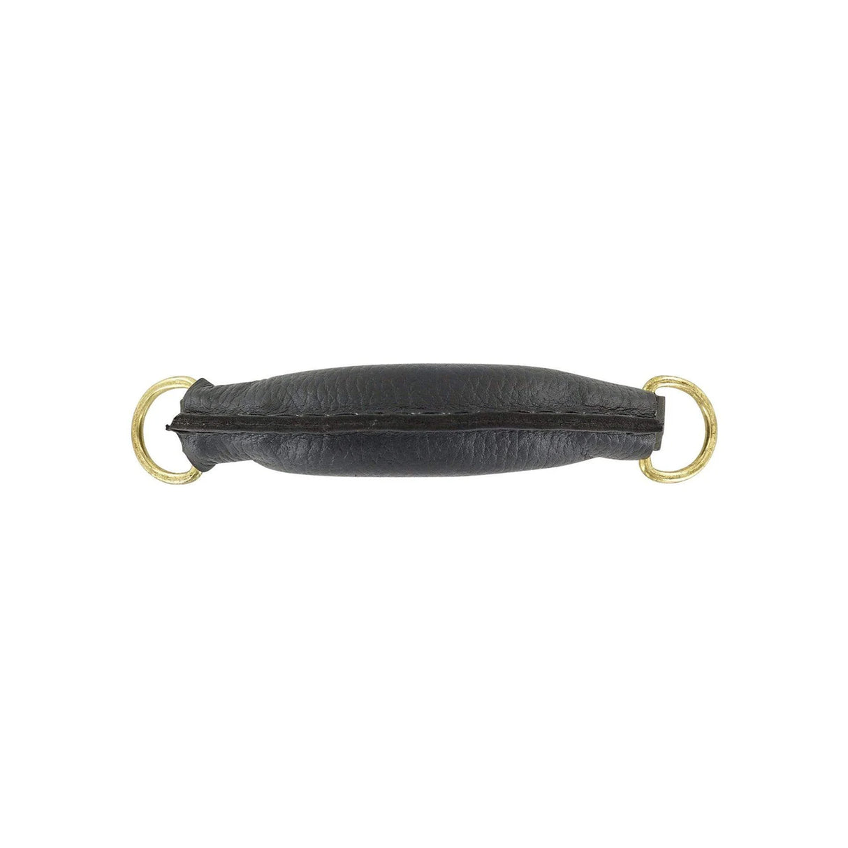 5" Black, Handle with Gold Hardware, Leather