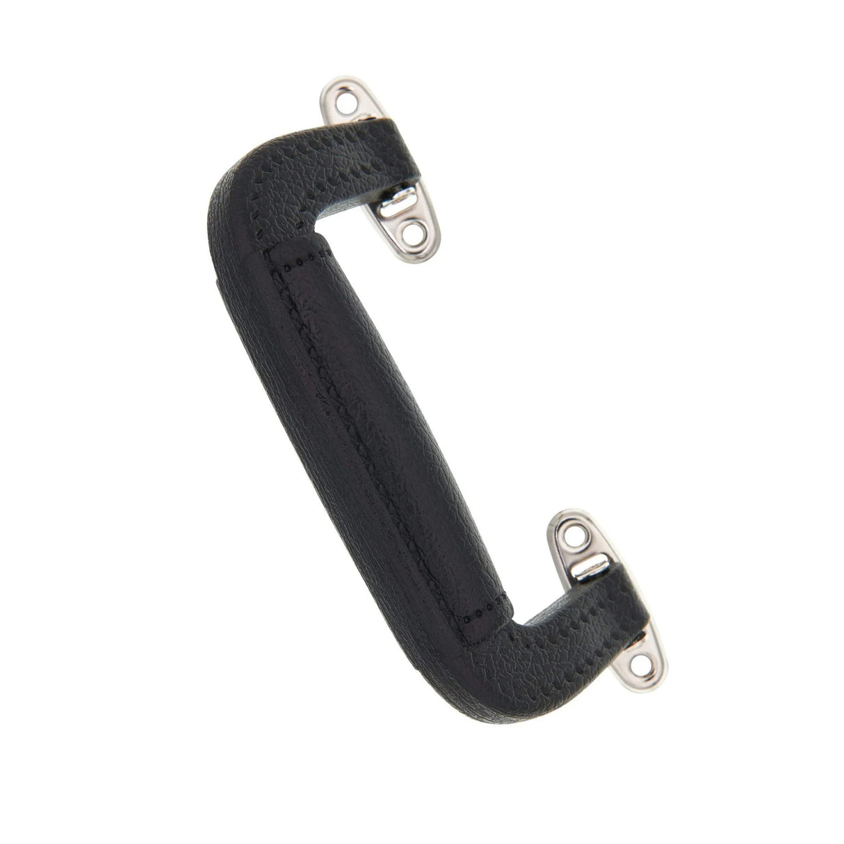 5 1/4" Black, Handle with Nickel Hardware, Plastic/Steel