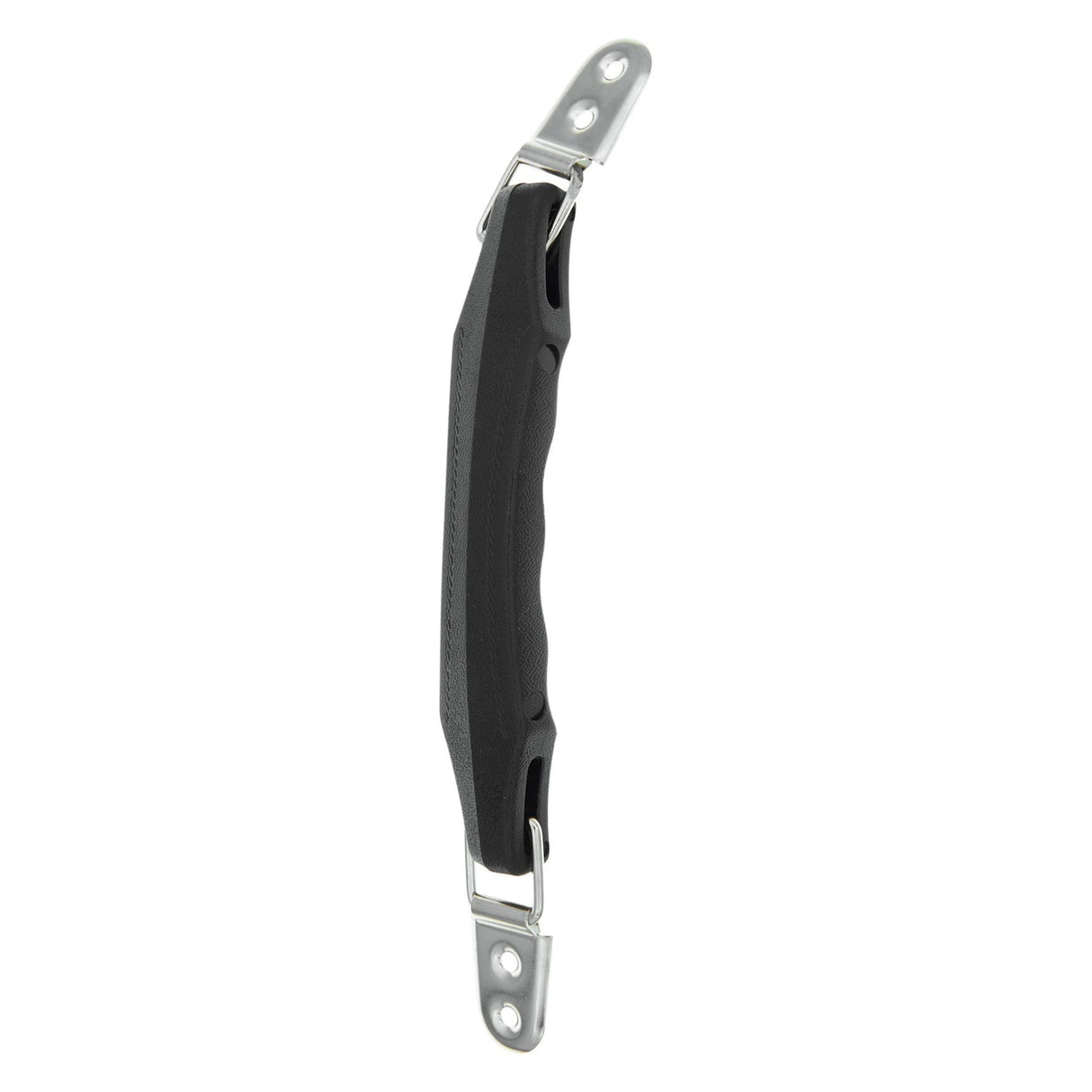 5 3/4" Black, Handle with Nickel Hardware, Vinyl