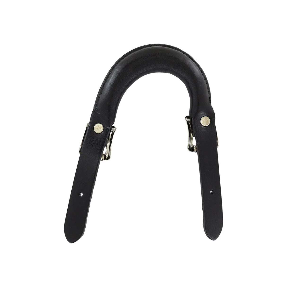 5" Black, Emergency Handle, Leather