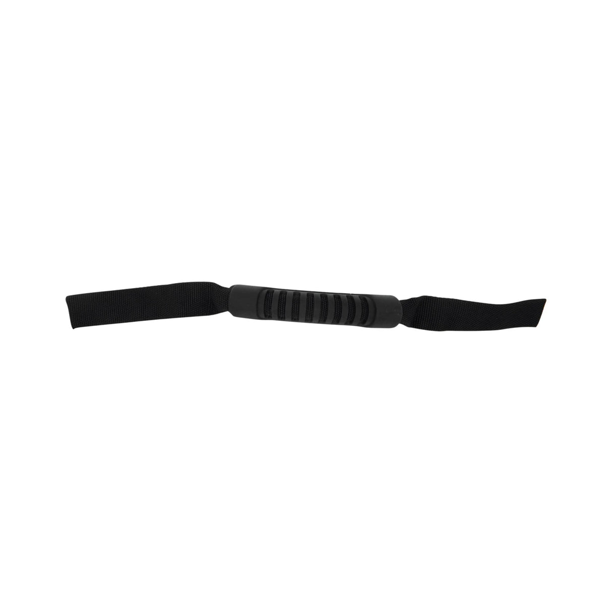 5" Black, Web Handle Over Moulded Sew On, Rubber