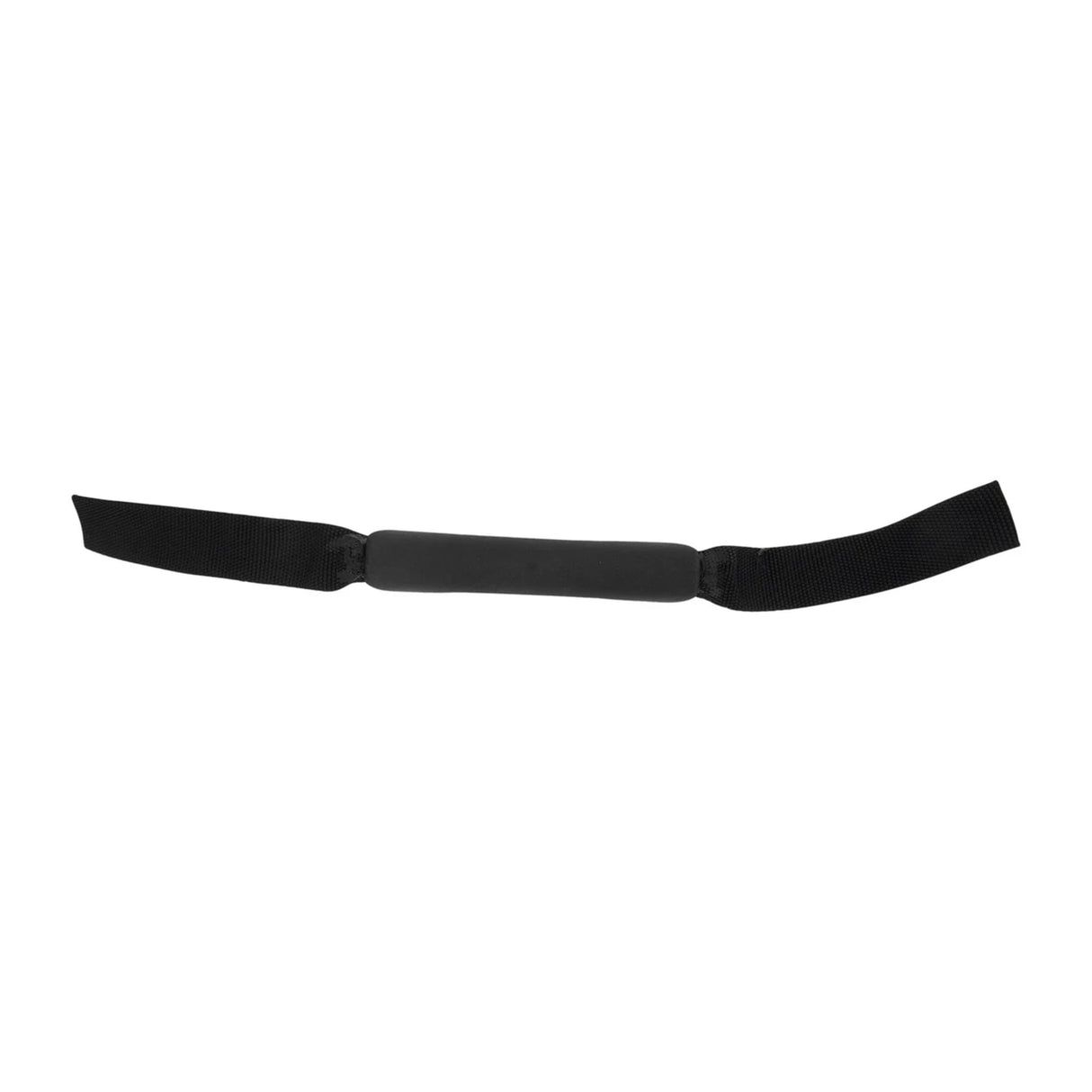 5" Black, Web Handle Over Moulded Sew On, Rubber