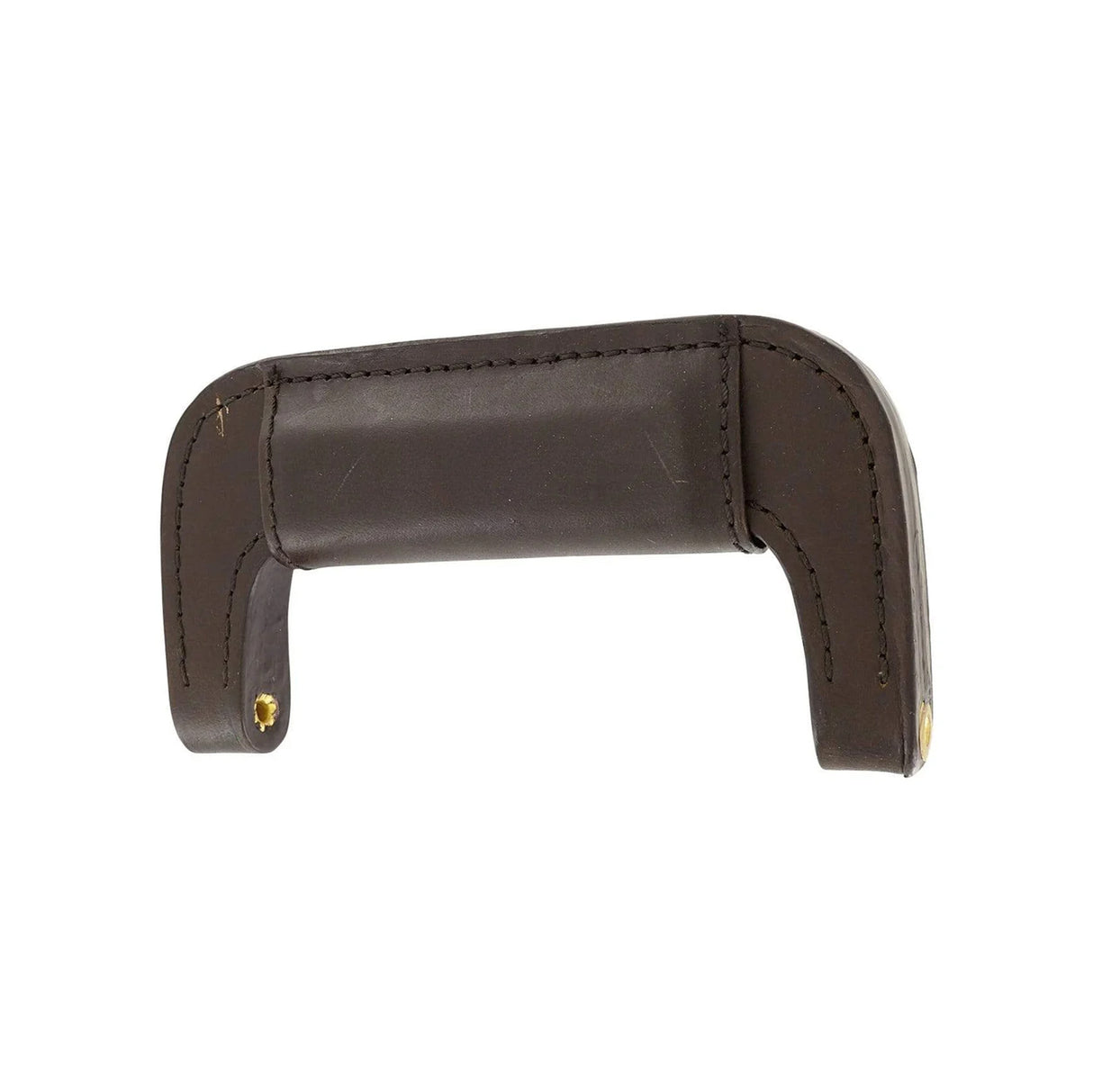 5" Brown, Padded Post Handle, Leather