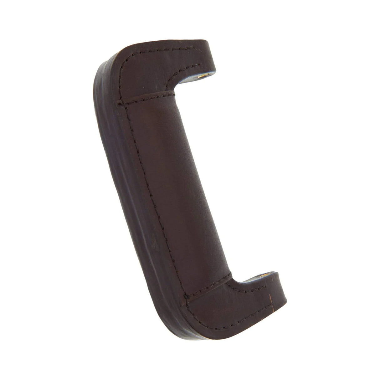 5" Brown, Padded Post Handle, Leather
