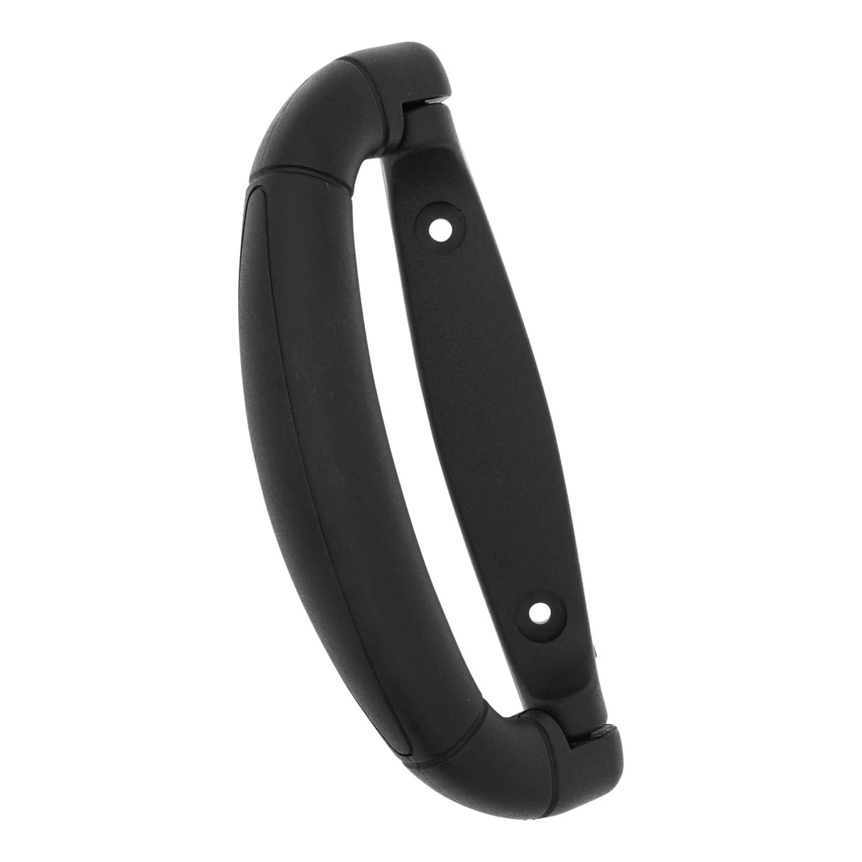 6 1/2" Black, Handle with Mounting Plate, Plastic