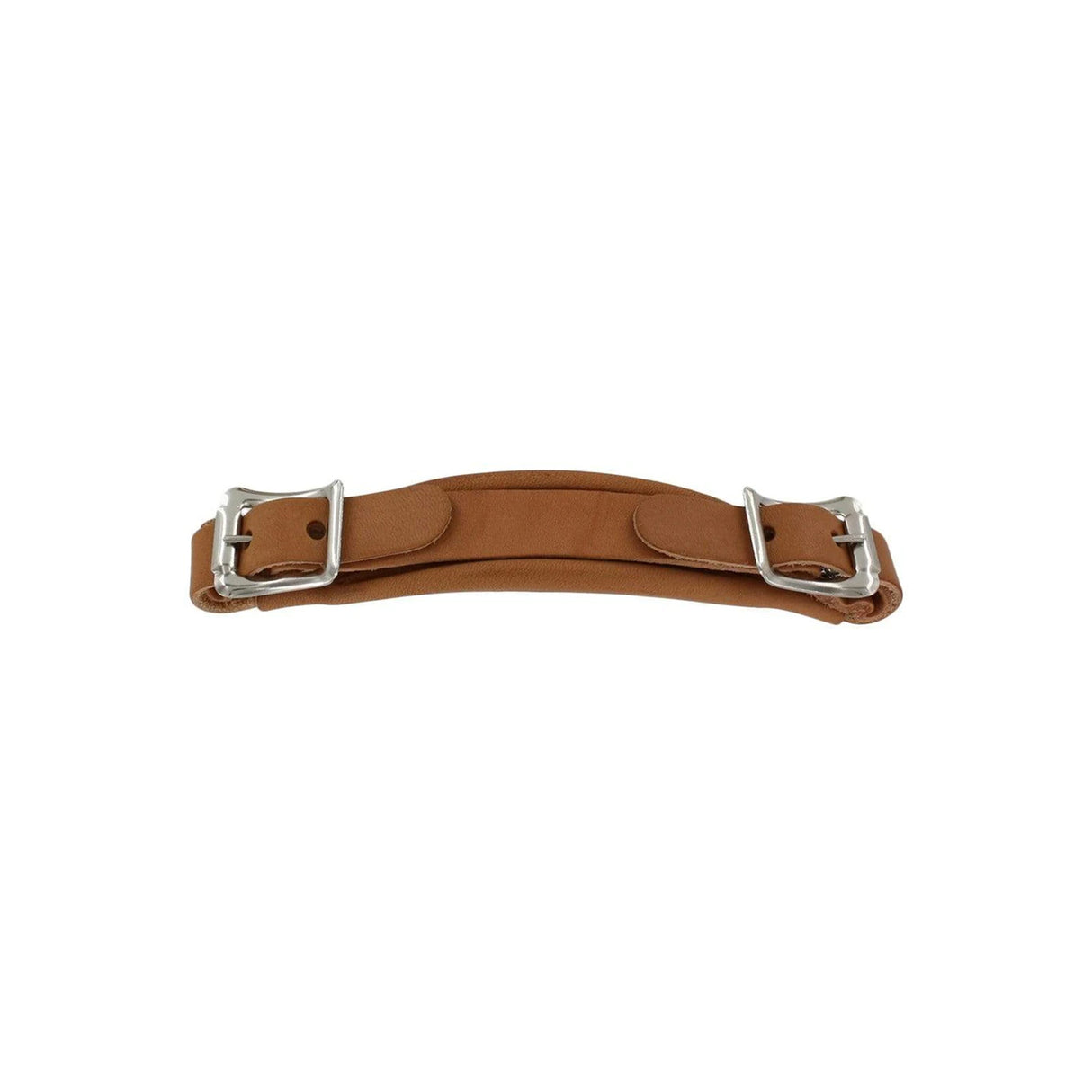 6 1/2" Natural Russet, Emergency Handle with Nickel Hardware, Leather