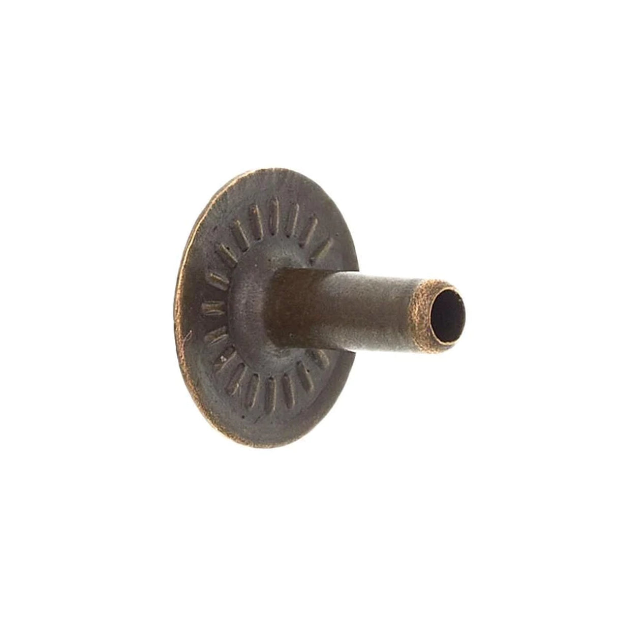 Line 2, Antique Brass 1/4" Parallel Spring Post, Solid Brass