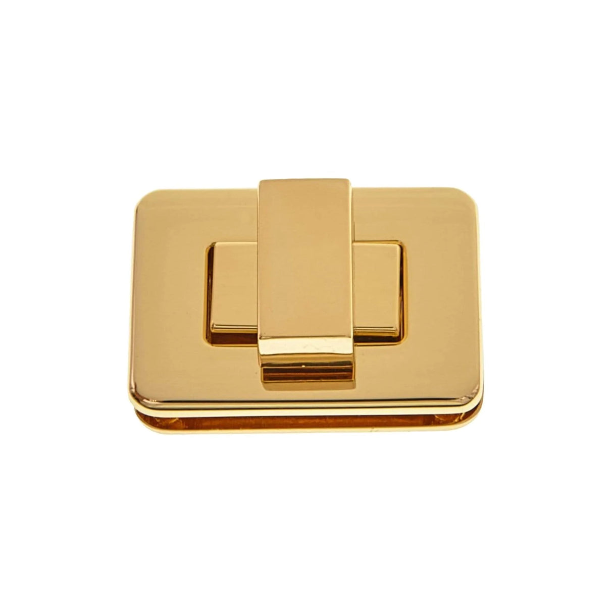 1 1/2" Shiny Gold, Turn Lock, Zinc Alloy