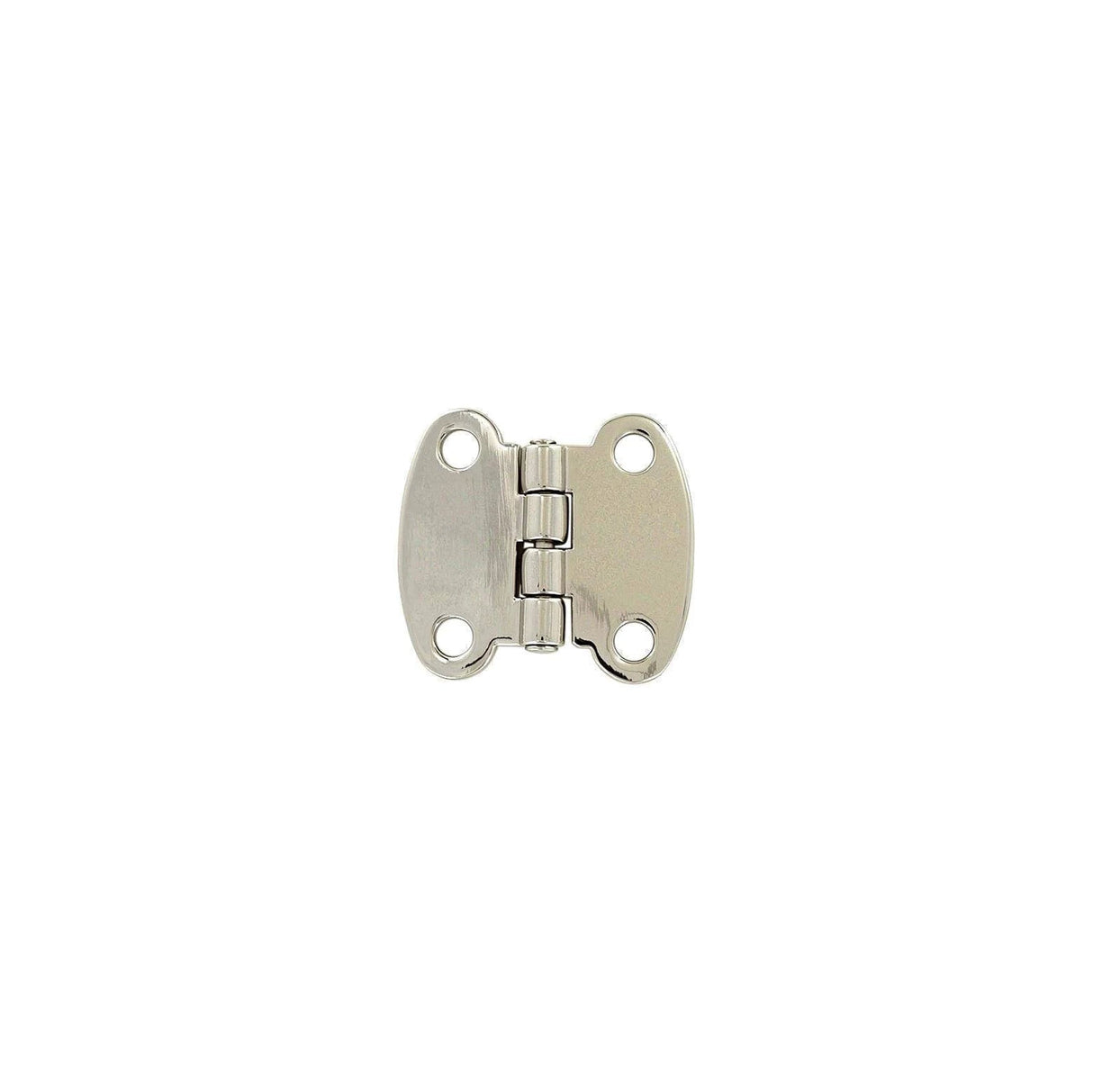 1 1/2" Nickel, Cast Hinge, Zinc Alloy