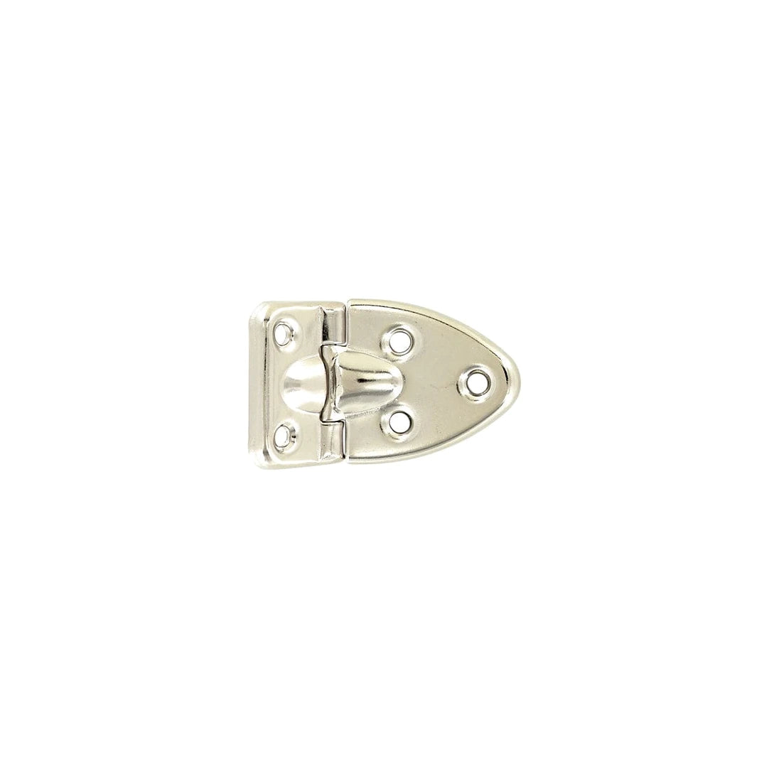 1 1/2" Nickel, Stop Hinge, Zinc Alloy