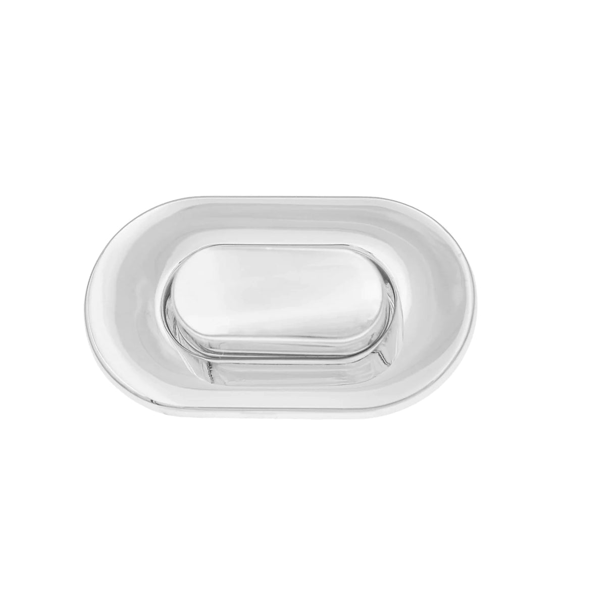 1 1/2" Nickel, Oval Turn Lock, Zinc Alloy