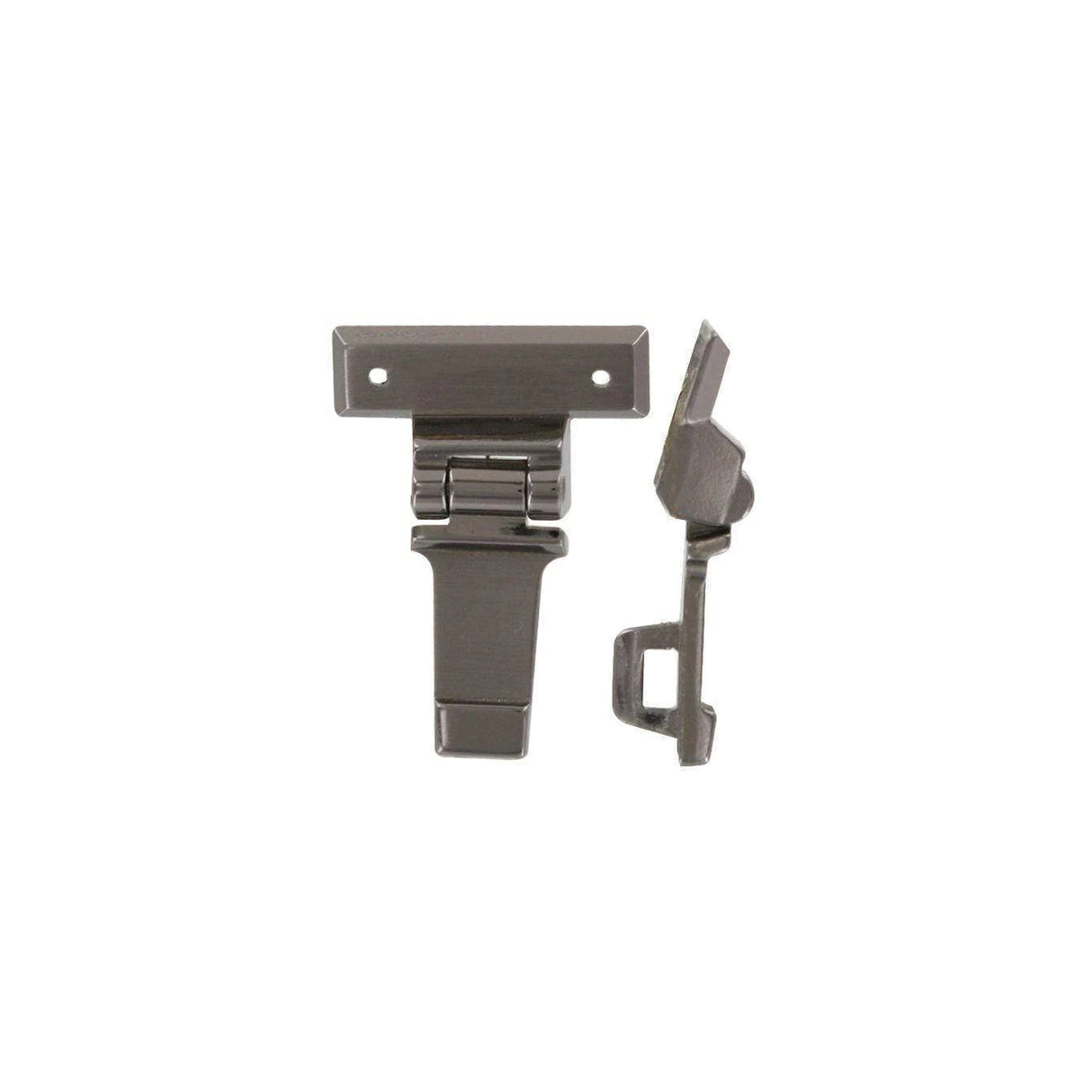1 1/4" Black, Hasp, Zinc Alloy