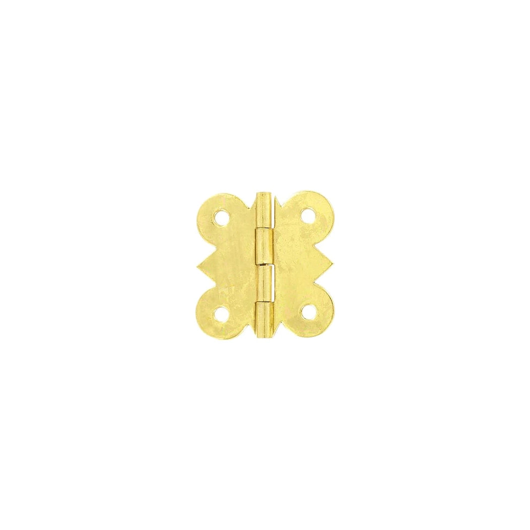 1 1/8" Brass, Box/Case Hinge Plate, Zinc Alloy