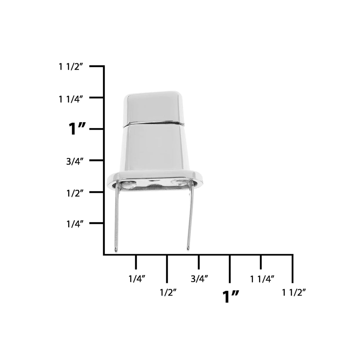 1/2" Nickel, Turn Only, Steel